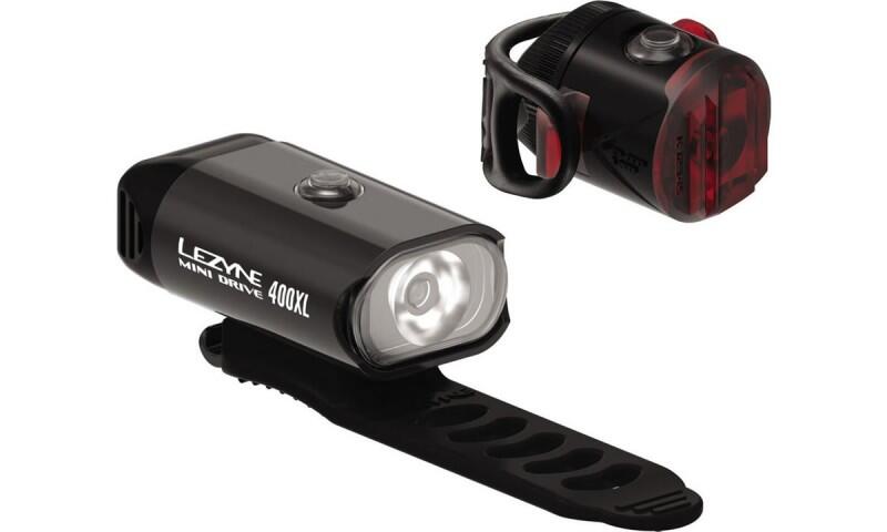Свет комплект Lezyne MINI DRIVE 400 / FEMTO USB DRIVE PAIR черный/черный 400/5 люменов Y13