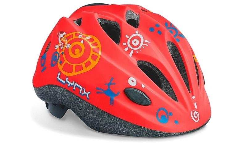 Велошлем Lynx Kids, Red (не равномерный цвет)