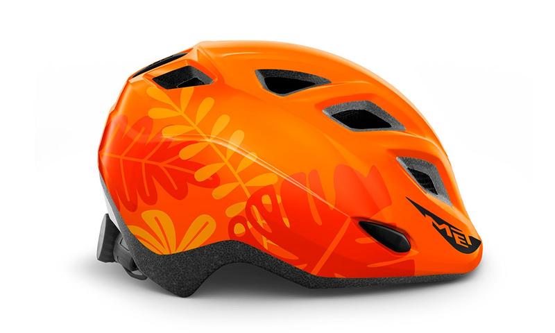 Велошлем Met Elfo Orange jungle glossy 2