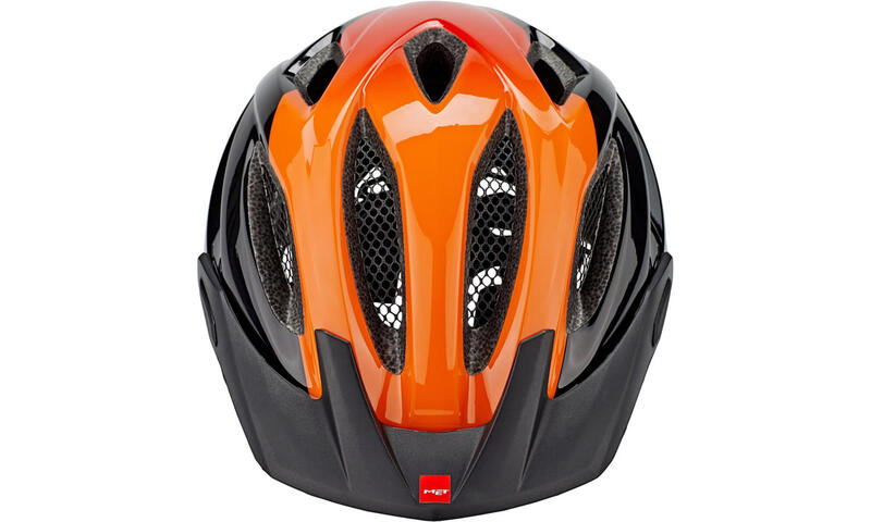 Велошлем Met Crossover Black Orange / Glossy CE 60-64см 5