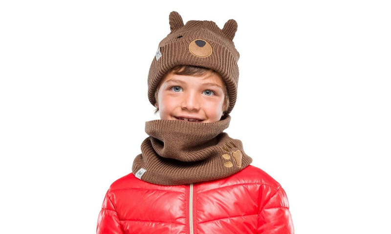 Шапка Buff CHILD KNITTED HAT FUNN bear fossil 2