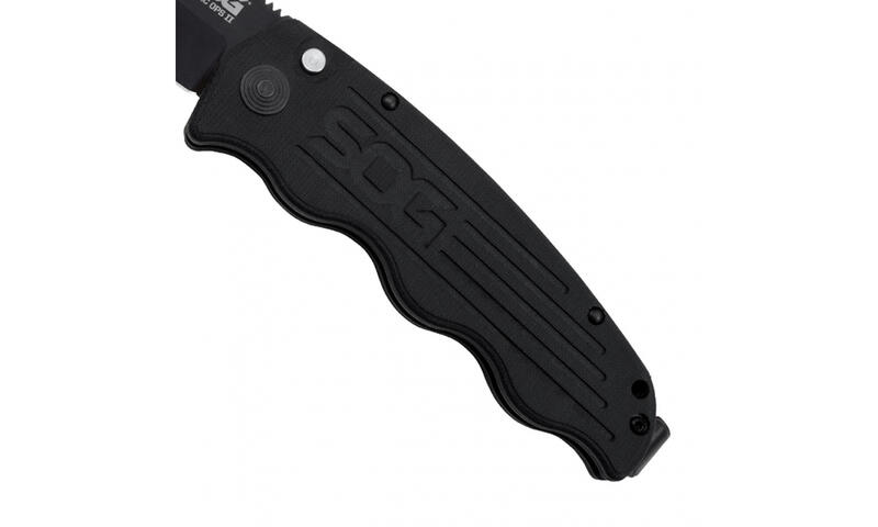 Нож SOG Tac Ops Black Micarta 8