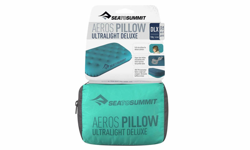 Подушка Sea To Summit Aeros Ultralight Pillow Deluxe, надувная, Aqua 3