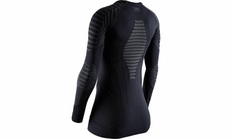 Термокофта X-Bionic Invent 4.0 Shirt Round Neck Long Sleeve Women B036 BLACK/CHARCOAL 2