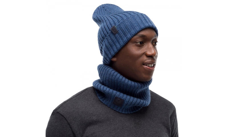 Шапка Buff KNITTED HAT NORVAL denim 2