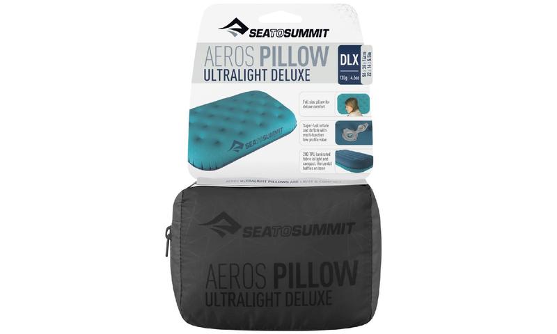 Подушка Sea To Summit Aeros Ultralight Pillow Deluxe надувная Grey 5