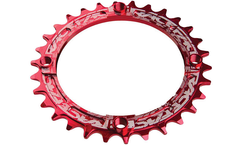 Звезда для шатунов Race Face CHAINRING NARROW WIDE,104X32,RED,10-12S