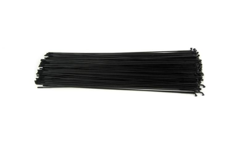 Спица X17 252мм 14G CN с хромир. нип. 16мм черная стальная