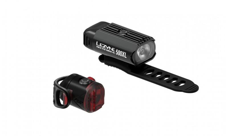 Свет комплект Lezyne HECTO DRIVE 500XL / FEMTO USB , черный / черный